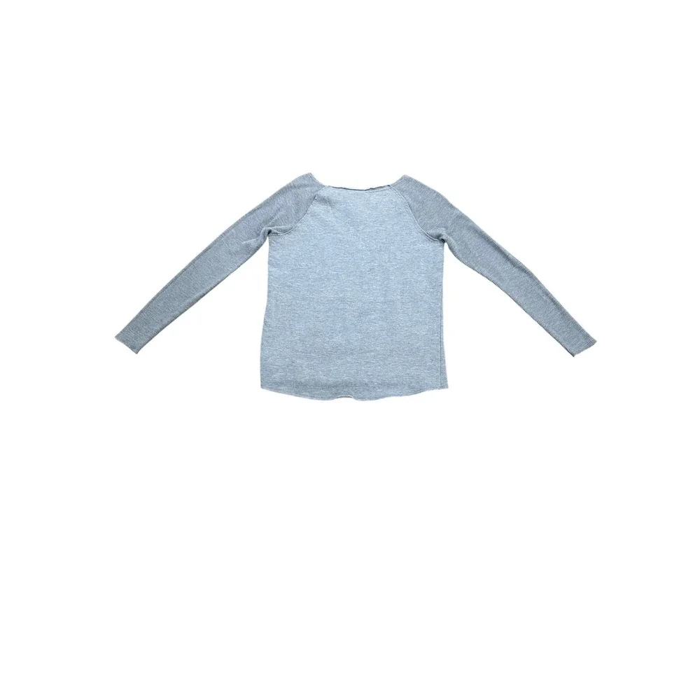Indianapolis Colts Raglan Long Sleeve Thermal Kids XL 14/16 Gray‎ Blue NFL